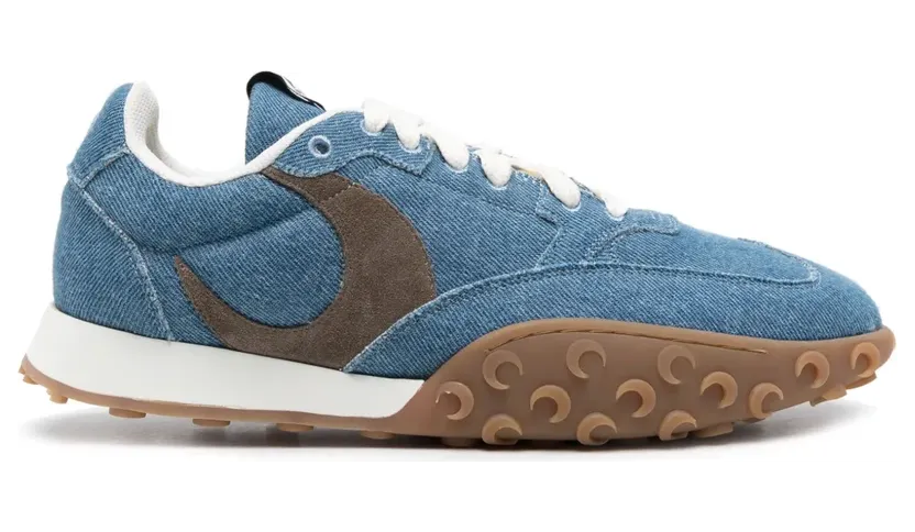 Marine Serre Moon Laser aus Denim “Blue” (MFW007ACDEN0001)