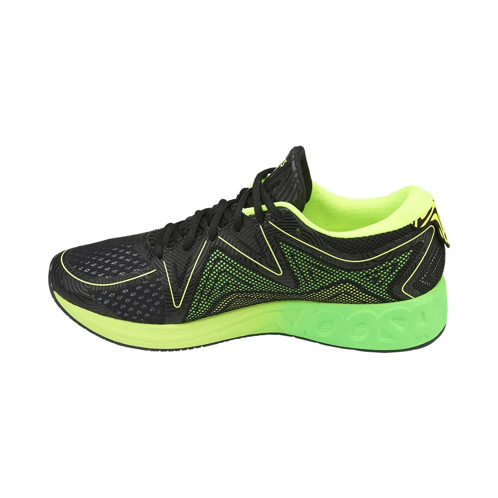 ASICS Noosa FF Black Green Gecko Safety Yellow (T722N-9085)