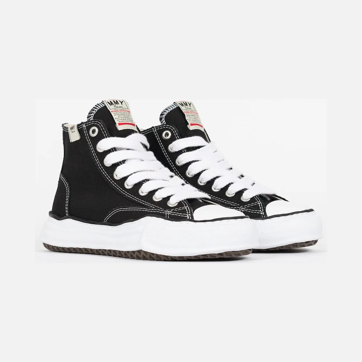 Maison Mihara Yasuhiro Peterson OG Sole Canvas High Black (A01FW701-BLK)