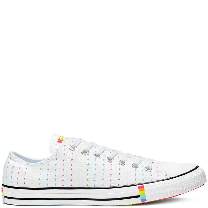 Converse Chuck Taylor All Star Ox ‘Pride Pattern’ White/Multi/Black (165717C)