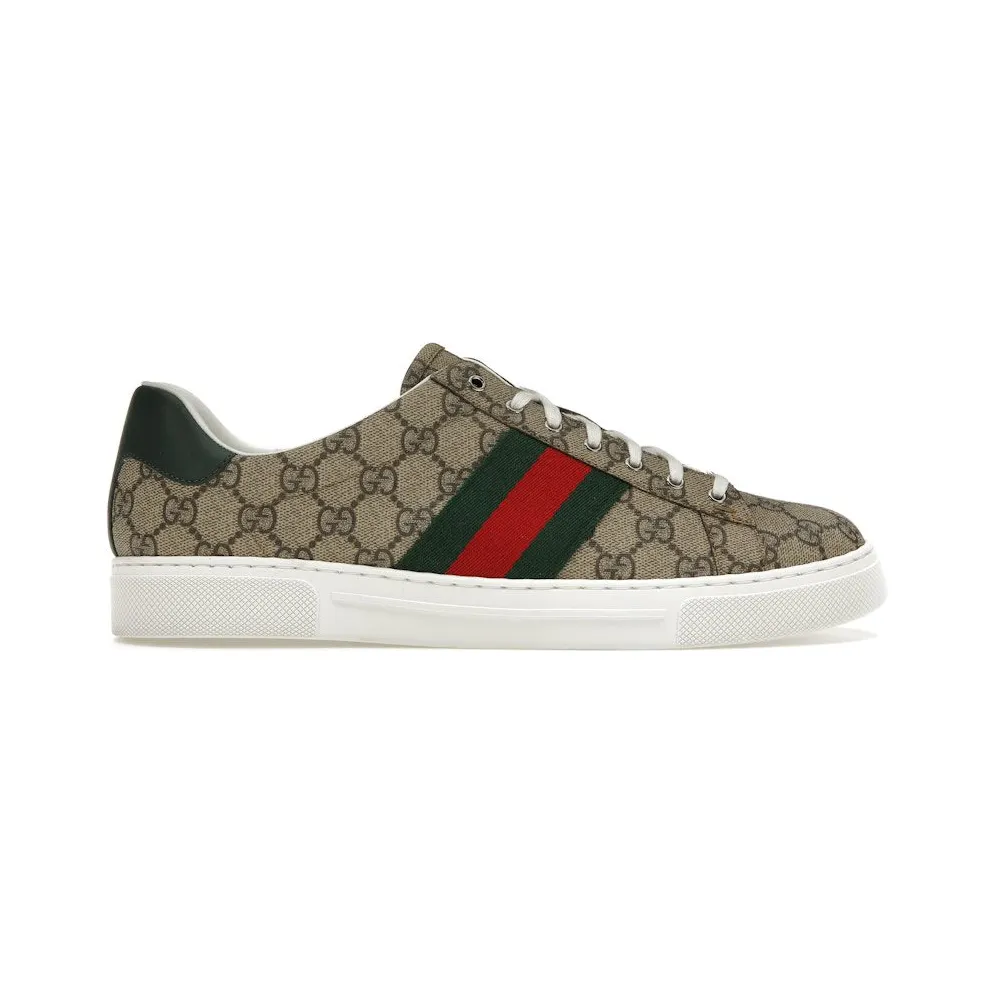 Gucci Ace Web Beige Ebony (760775 FACMZ 9746)