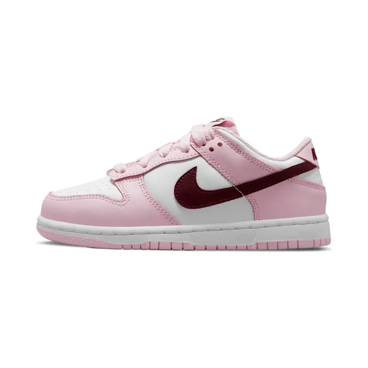 Nike Dunk Low Pink Red White (PS) “Pink Foam / White / Dark Beetroot” (CW1588-601)