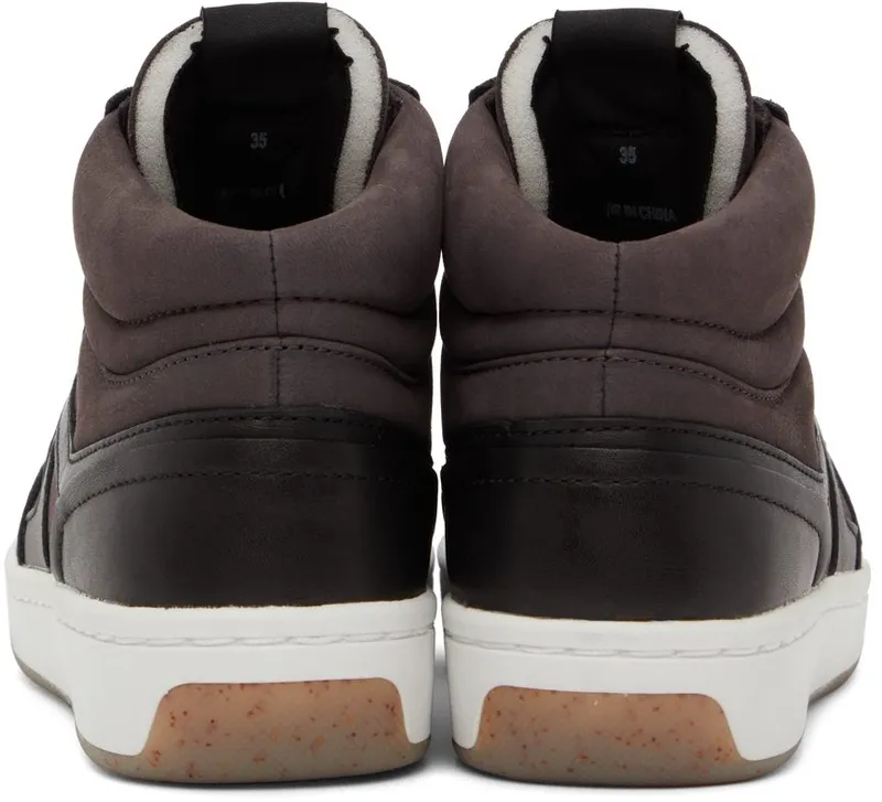 rag & bone White Retro Court Mid Sneakers (WFF22FF012AN12)