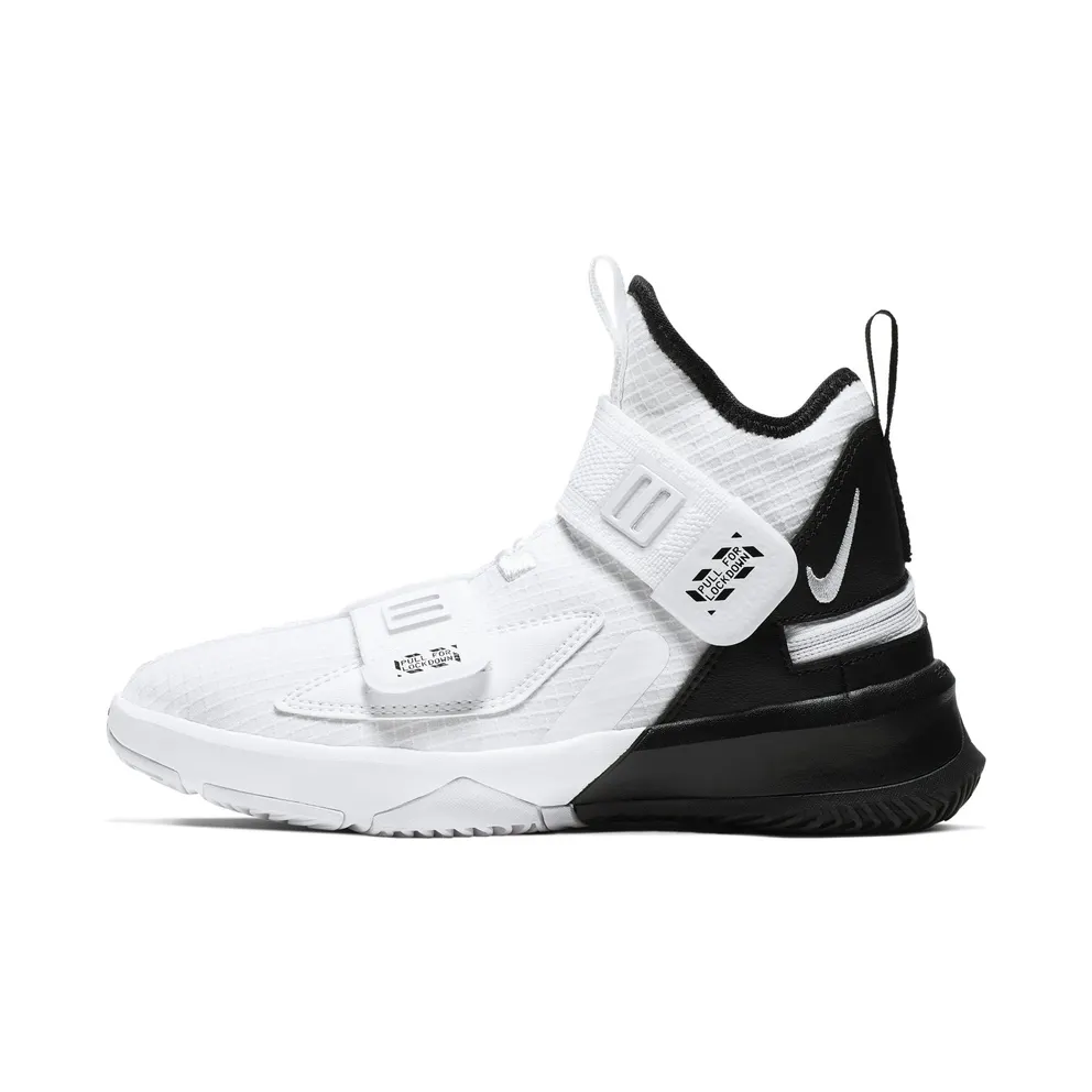Nike LeBron Soldier 13 FlyEase “White / Black” (CQ4644-100)