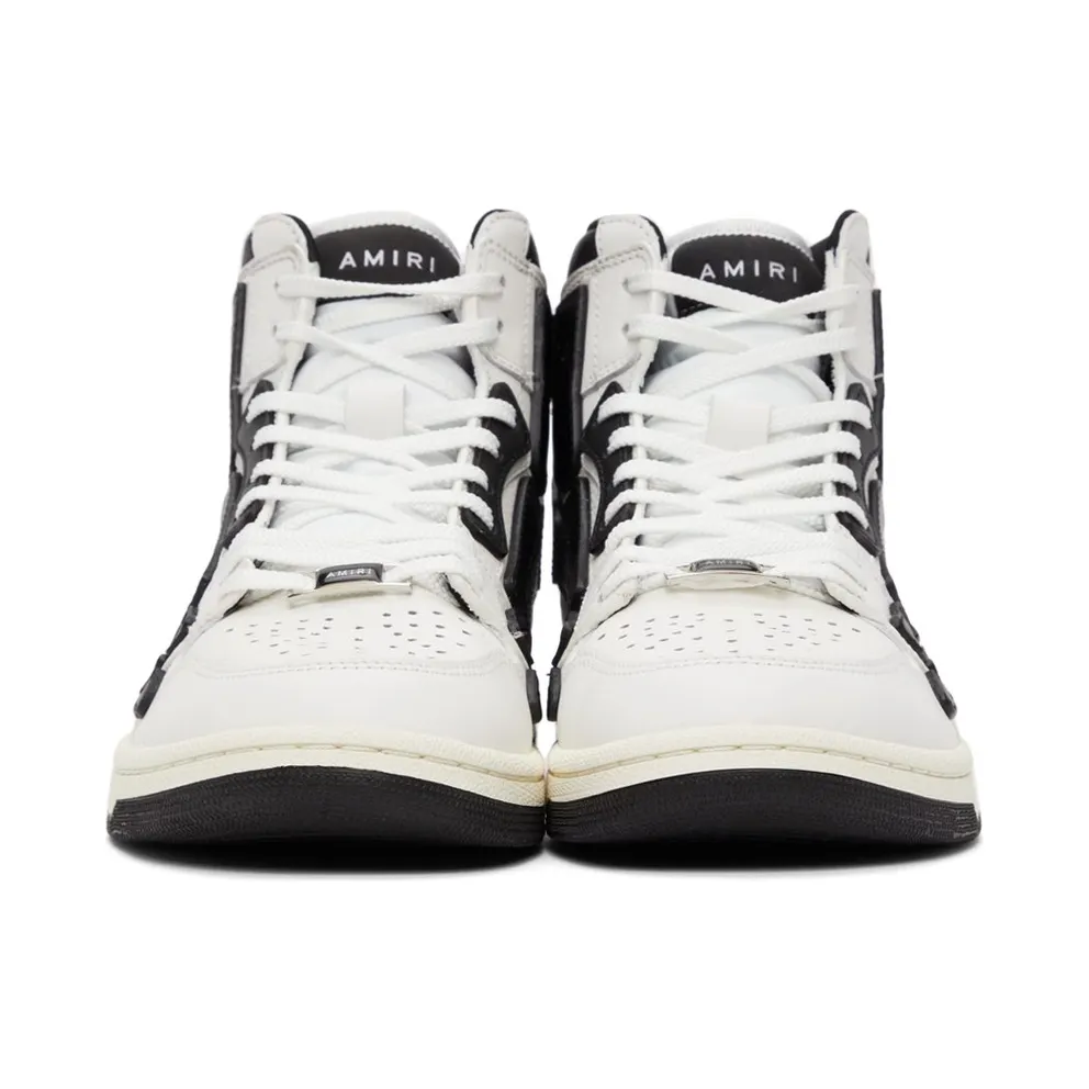 AMIRI Skel Top Hi White Black (MFS002 111)