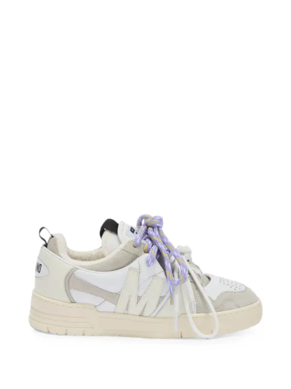 Moschino Sneakers mit Logo-Patch – Weiß (MA15304G1PMFE)