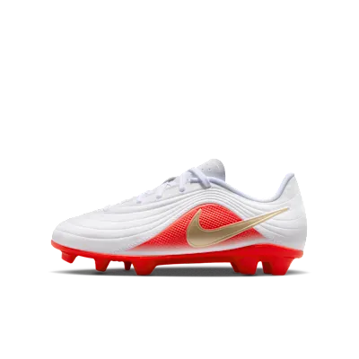 Nike Jr. Tiempo Maestro Club ‘ Multi-Ground Low-Top “White / Bright Crimson / Blur” (IB5025-100)