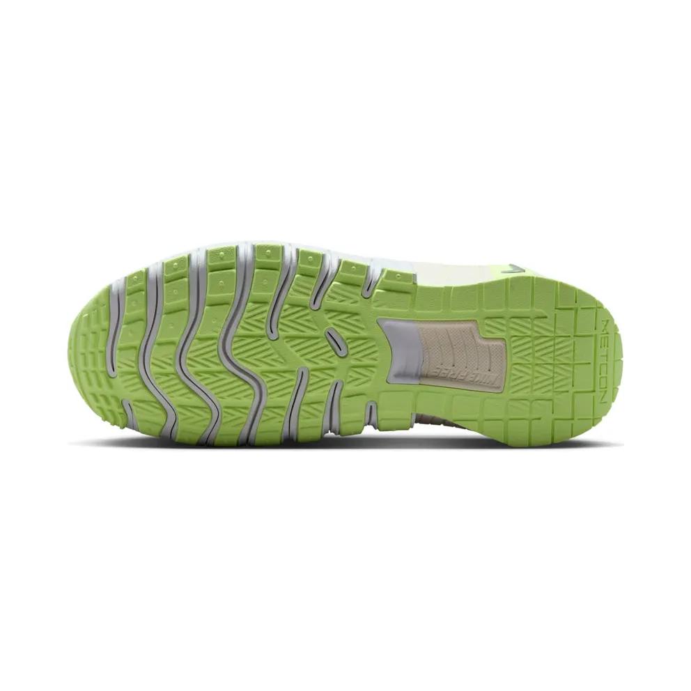 Nike Free Metcon 6 White Barely Volt Silver Metallic (FJ7126-108)