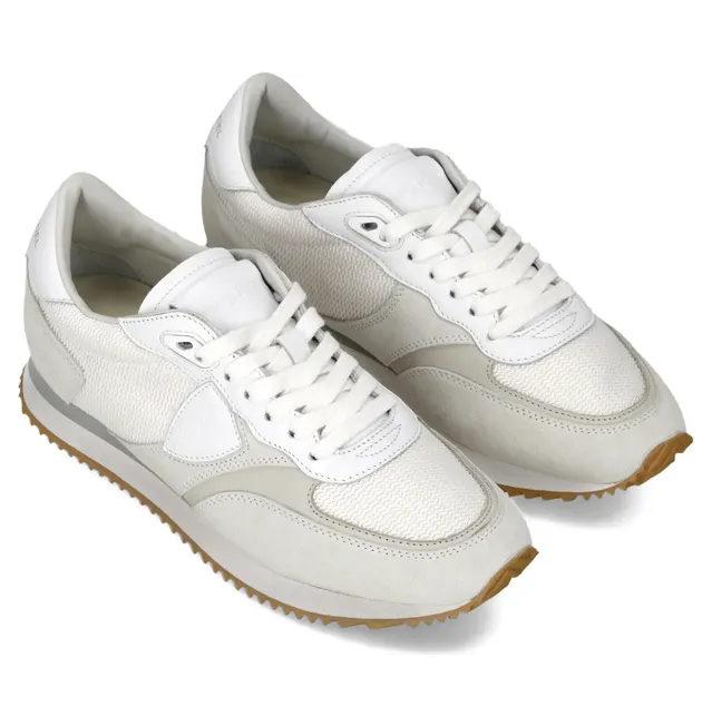 Philippe Model Blville Low Lace-up “White” (BVLD W011) (3)