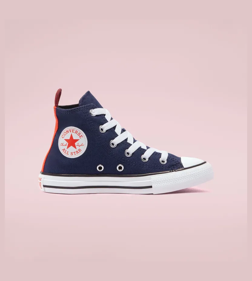 Converse Converse Color Chuck Taylor All Star High Top Midnight Navy/bright Poppy (670671C)