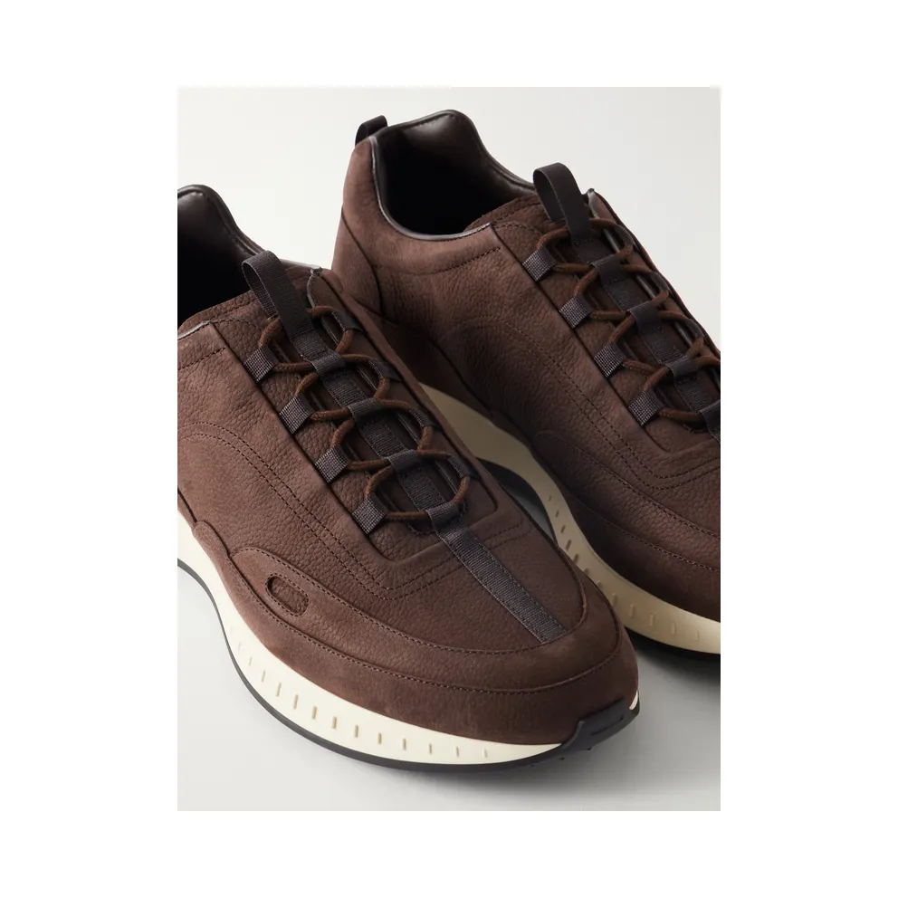 John Lobb Laced Stream Nubuck Brown (AAF91JL)