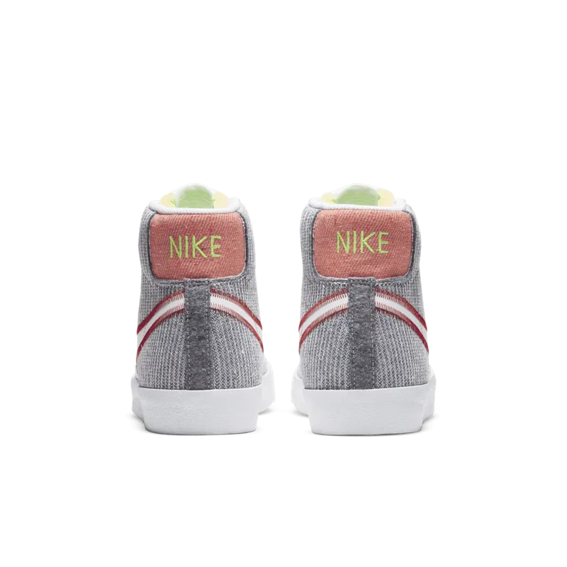 Nike Blazer Mid ’77 Recycled White Grey/Sport Red/Electric Green (CW5838-022)