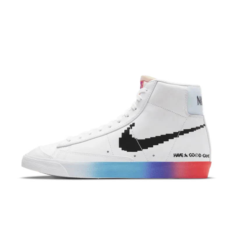 Nike Blazer Mid 77 Have A Good Game White/White-Bright Crimson-Black (DC3280-101)