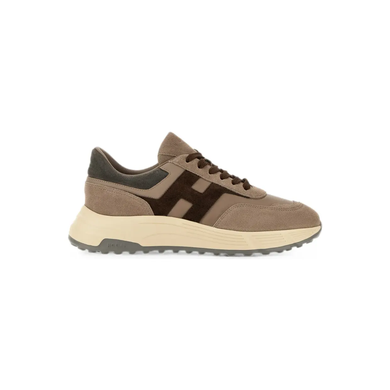 Hogan Hyperlight sneakers met vlakken – Beige (HXM5630FR30UHC)