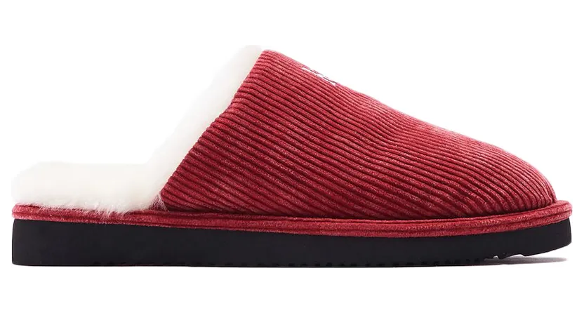 Kith Classic Cord Slipper Red