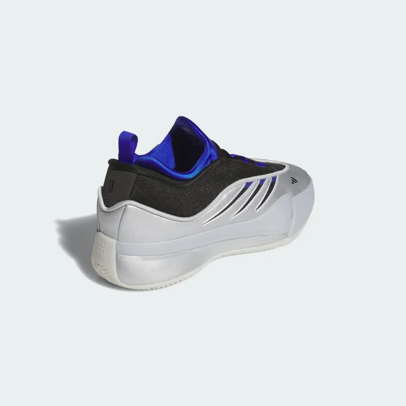 Adidas Dame 9 Silver Metallic / Core Black / Lucid Blue (JH6633)