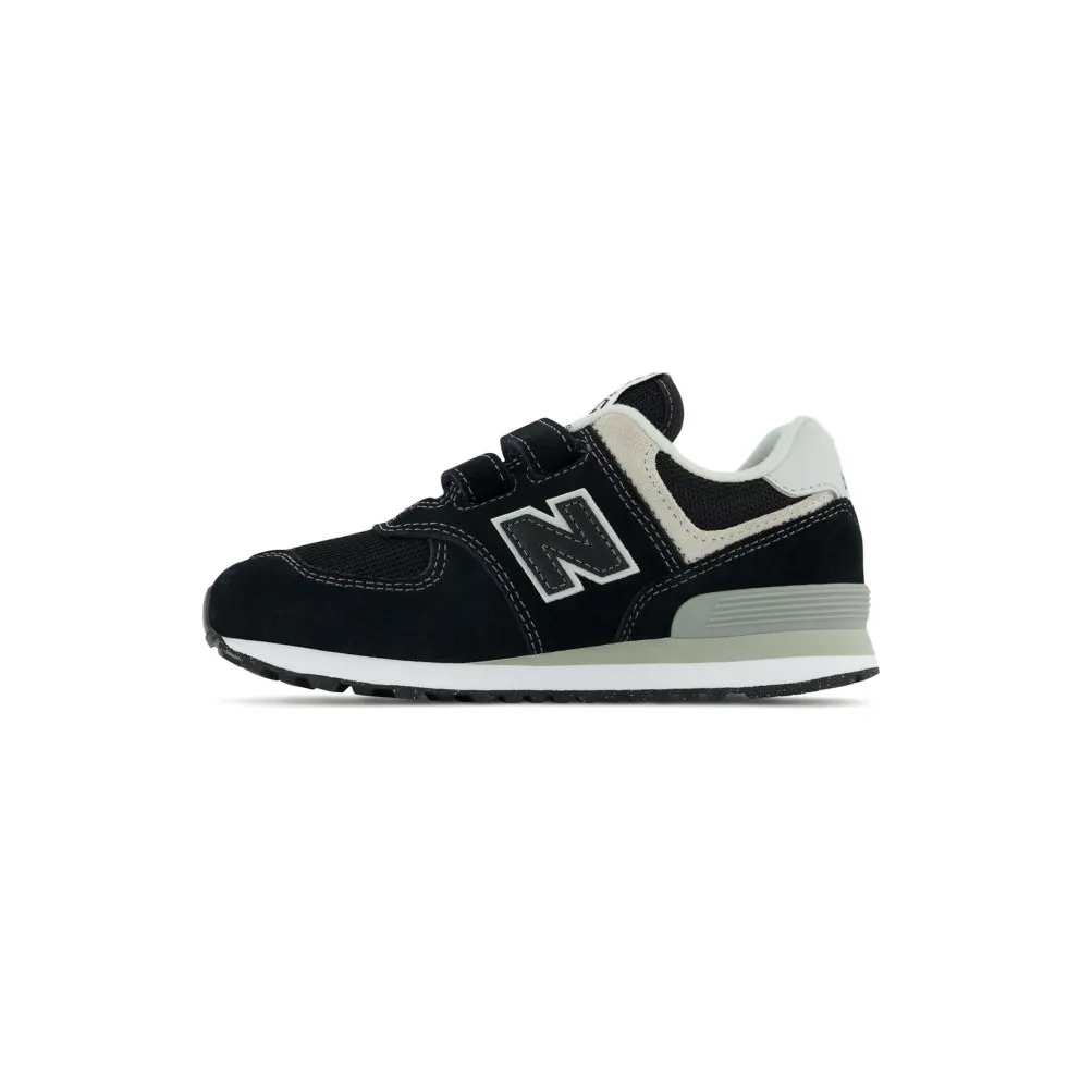NEW BALANCE 574 Core Hook & Loop “BLACK / WHITE” (PV574EVB)