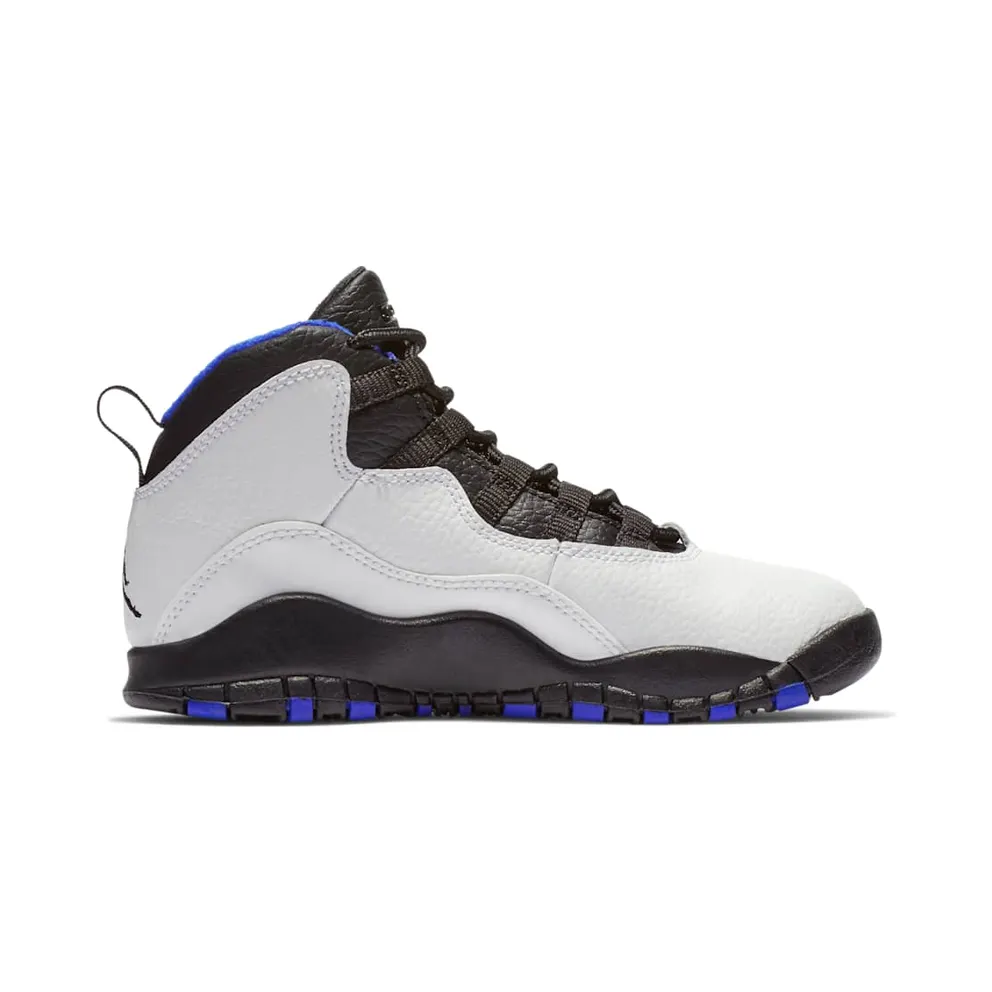 Jordan 10 Retro Orlando (PS) White/Black-Royal-Metallic Silver (310807-108)