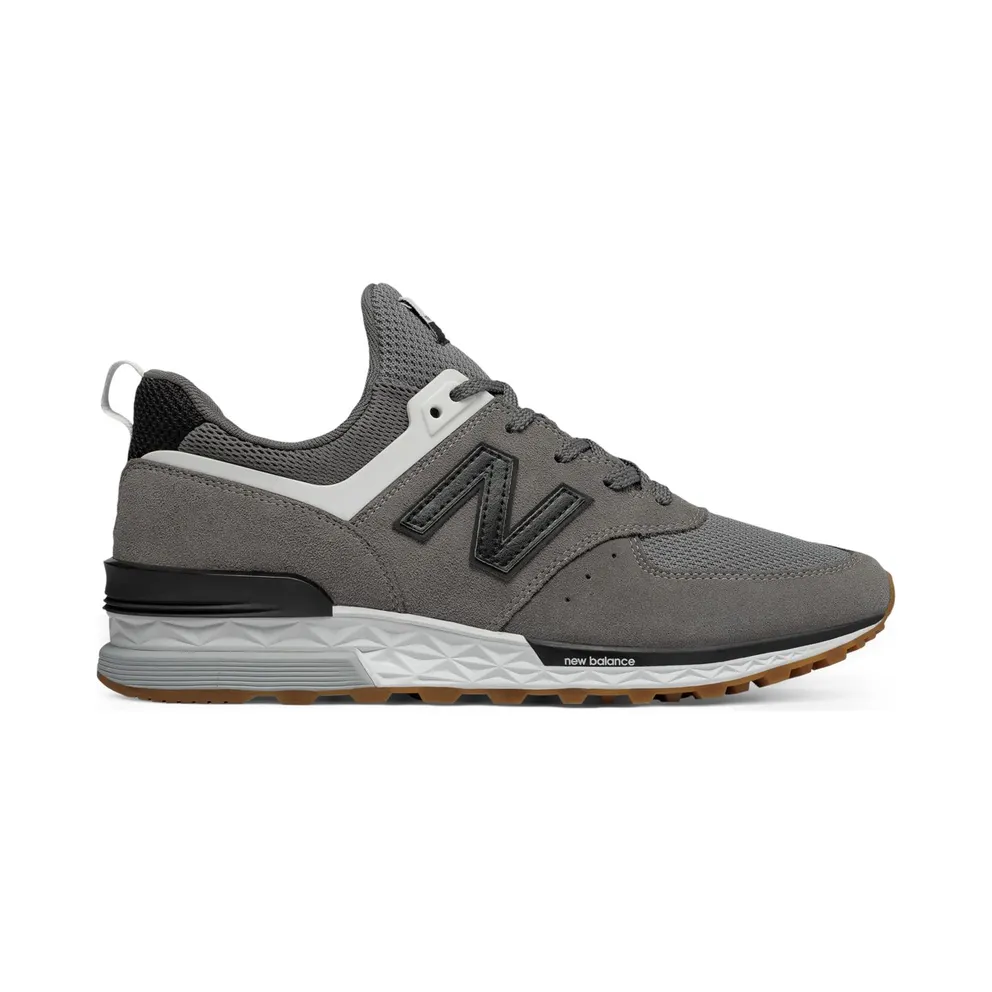 New Balance 574 Sport Grey Black Gum (MS574FBC)