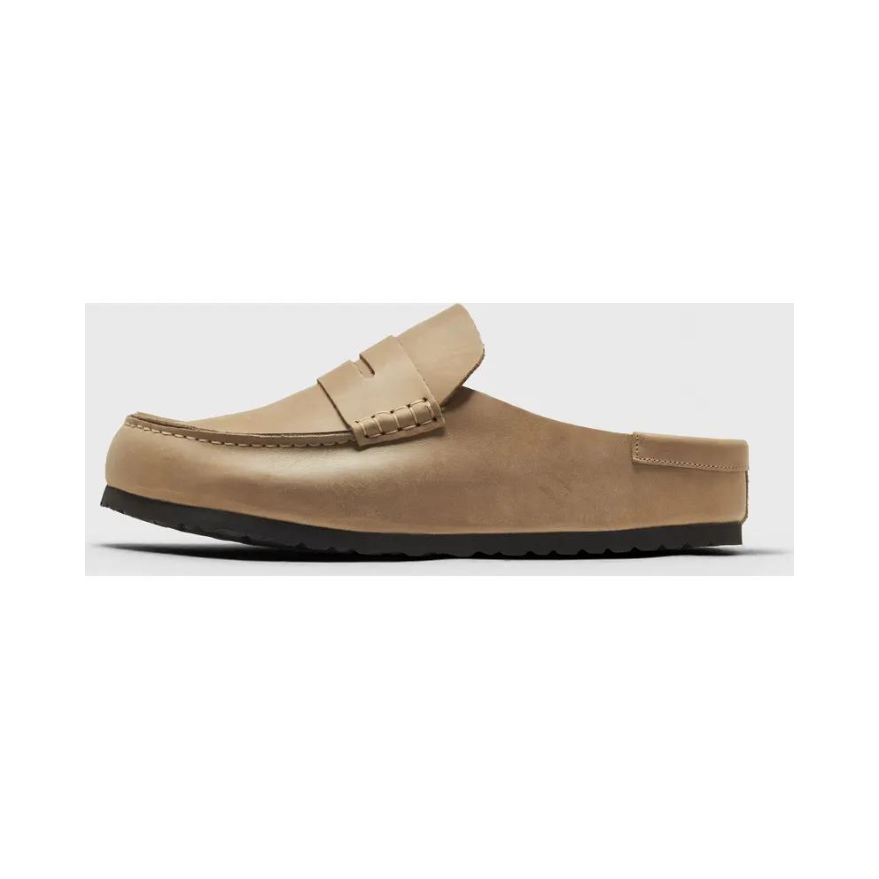 Birkenstock Naples Wrapped Oiled Leather Brown