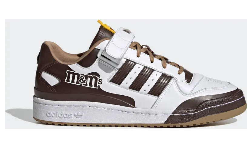 adidas M&M’S Brand Forum Low 84 Cloud White / Cardboard / Dark Brown (GY6313)