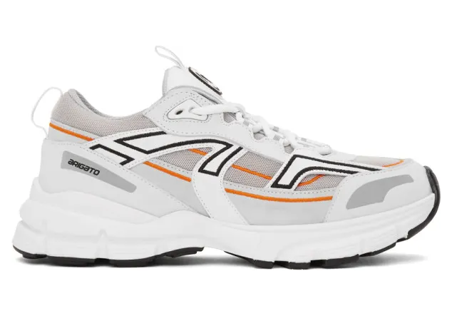 Axel Arigato SSENSE Exclusive White and Orange Marathon R-Trail Sneakers (33065)
