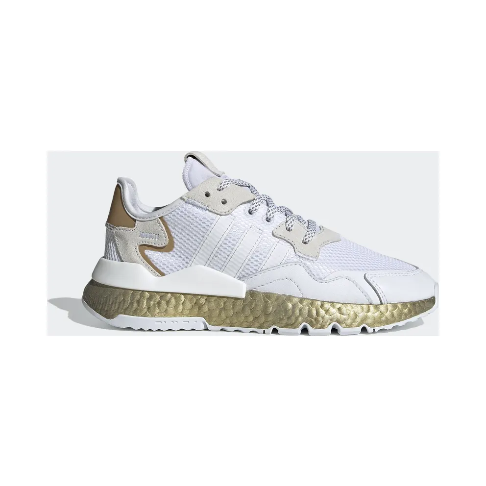adidas Nite Jogger W Footwear White / Periwinkle / Gold Metallic (FV4138)