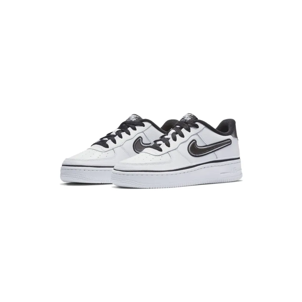 Nike Air Force 1 Low NBA White Black (GS) White/White-Black (AR0734-100)