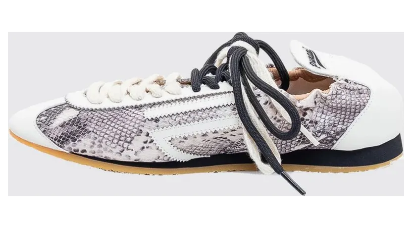 Puraai 8.01 Lion Pepper Python Print Vegan Leather Sneakers Multicolor (PU801L009)