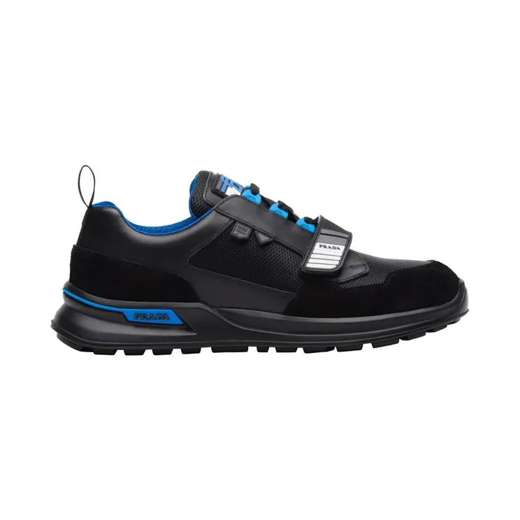 Prada Mechano Leather Black Blue