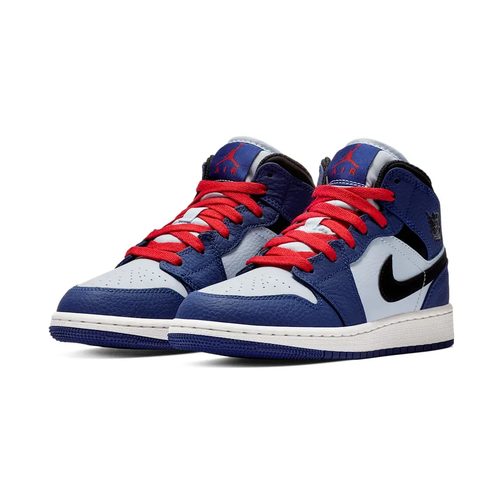 Jordan 1 Mid SE Deep Royal (GS) Deep Royal Blue/Black (BQ6931 400)