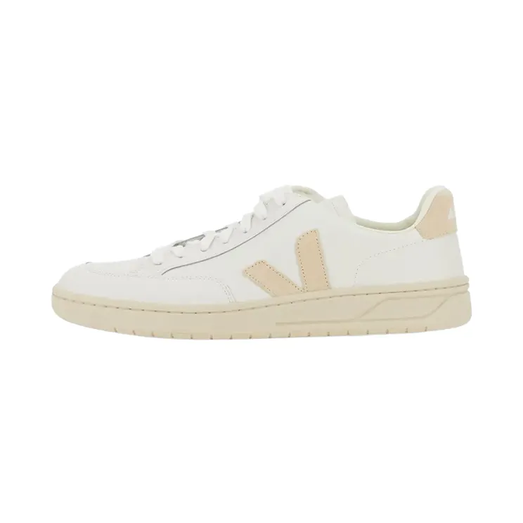 Veja V-12 Leather “White Sable” (XD0202335A)