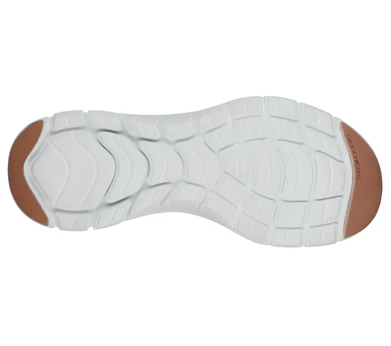 Skechers Flex Appeal 4.0 – Brilliant View – White / Roos Gold (149303 WTRG)