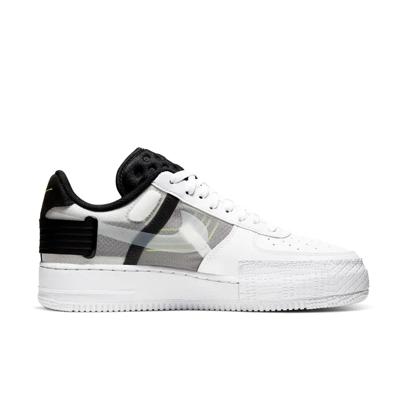 Nike Air Force AF 1 Type White Volt (2019) (AT7859-101)