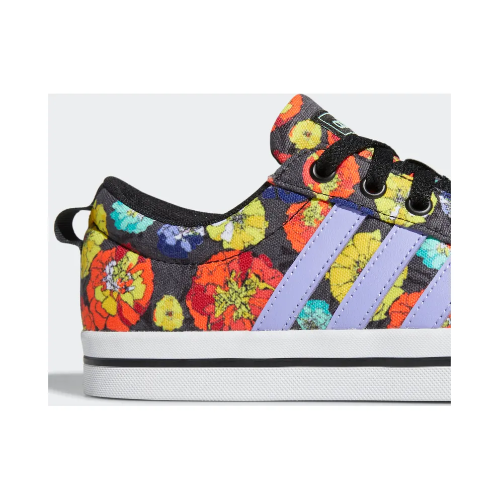 adidas Bravada Lifestyle Skateboarding Floral-Print Core Black / Light Purple / Pulse Mint (GY3218)
