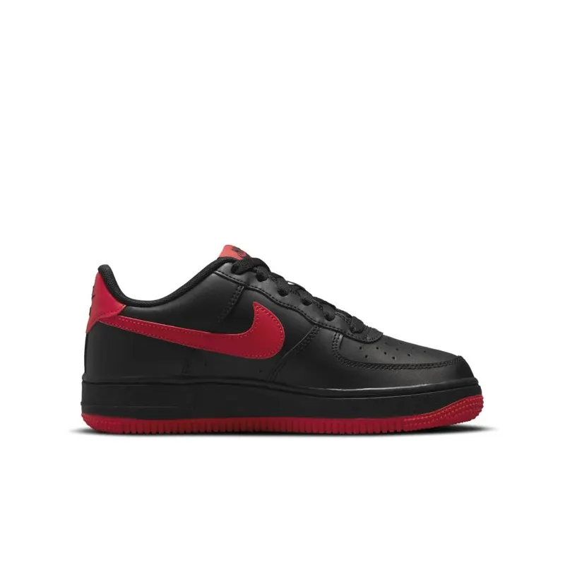 Nike Air Force 1 Low ’07 Black University Red (GS) (DH9812-001)