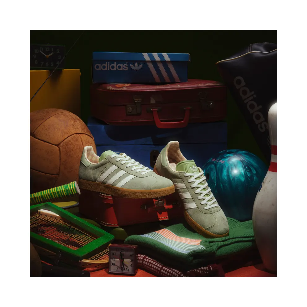adidas Gazelle Magic Lime / Off White / Golden Beige (GZ4354)