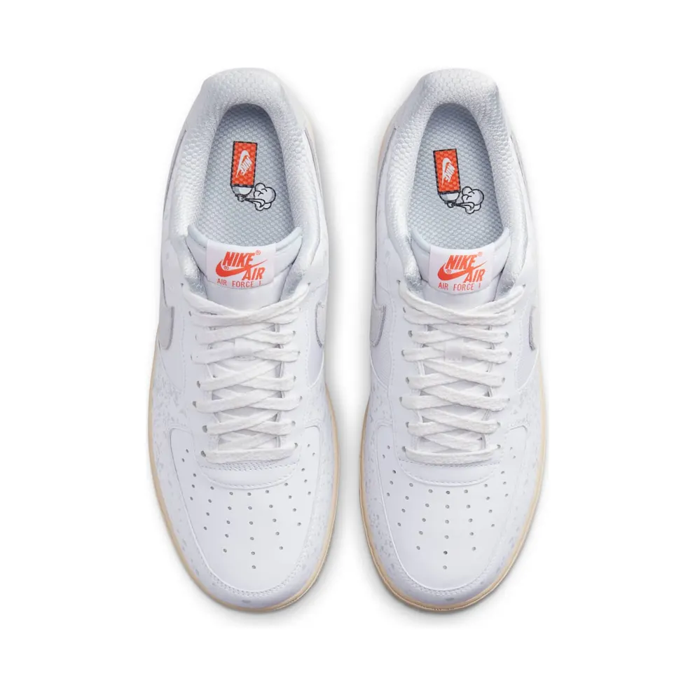 Nike Air Force 1 Low ’07 Spray Paint White Pure Platinum (FD9758-100)