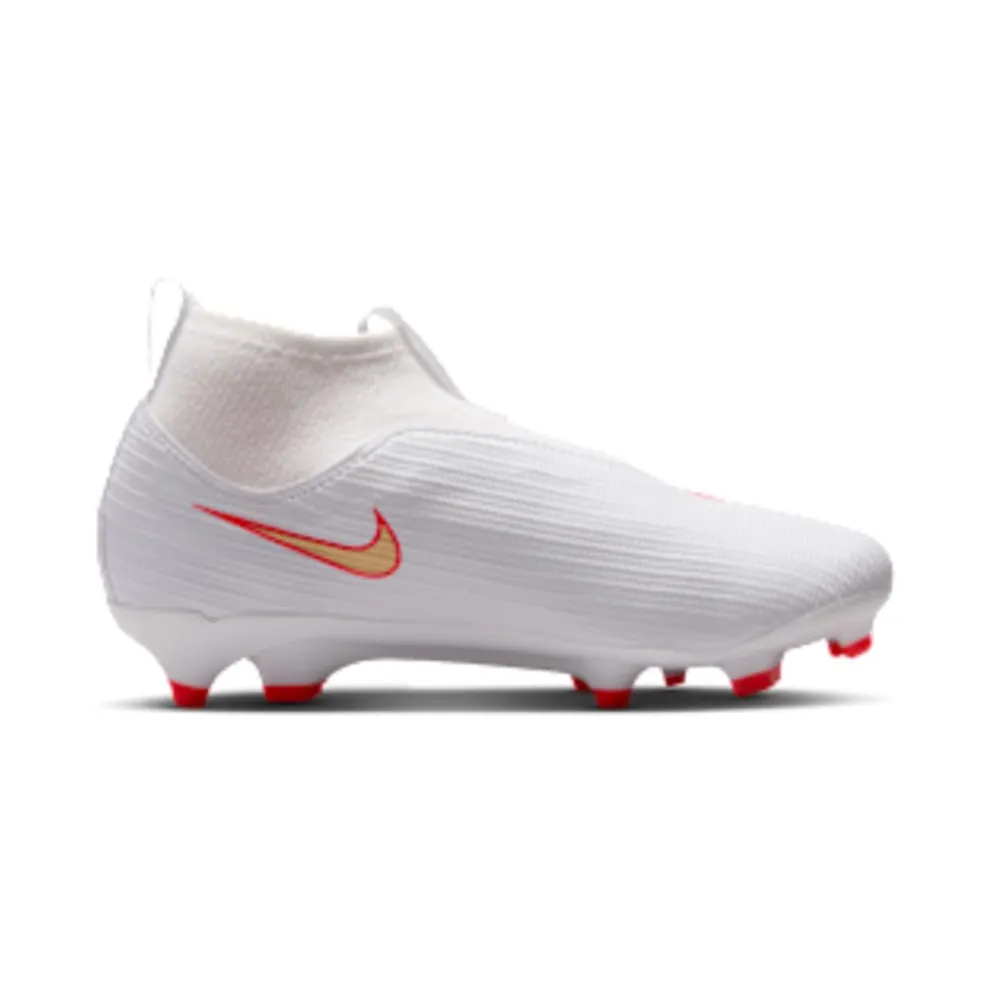 Nike Jr. Mercurial Superfly 11 Academy ‘ Multi-Ground High-Top “White/Bright Crimson/Blur” (IU1783-100)