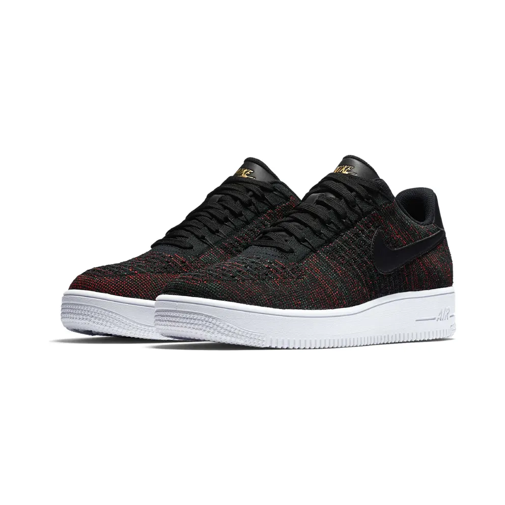 Nike Air Force 1 Ultra Flyknit Low Black Metallic Gold Black/Black-Metallic Gold (817419-005)