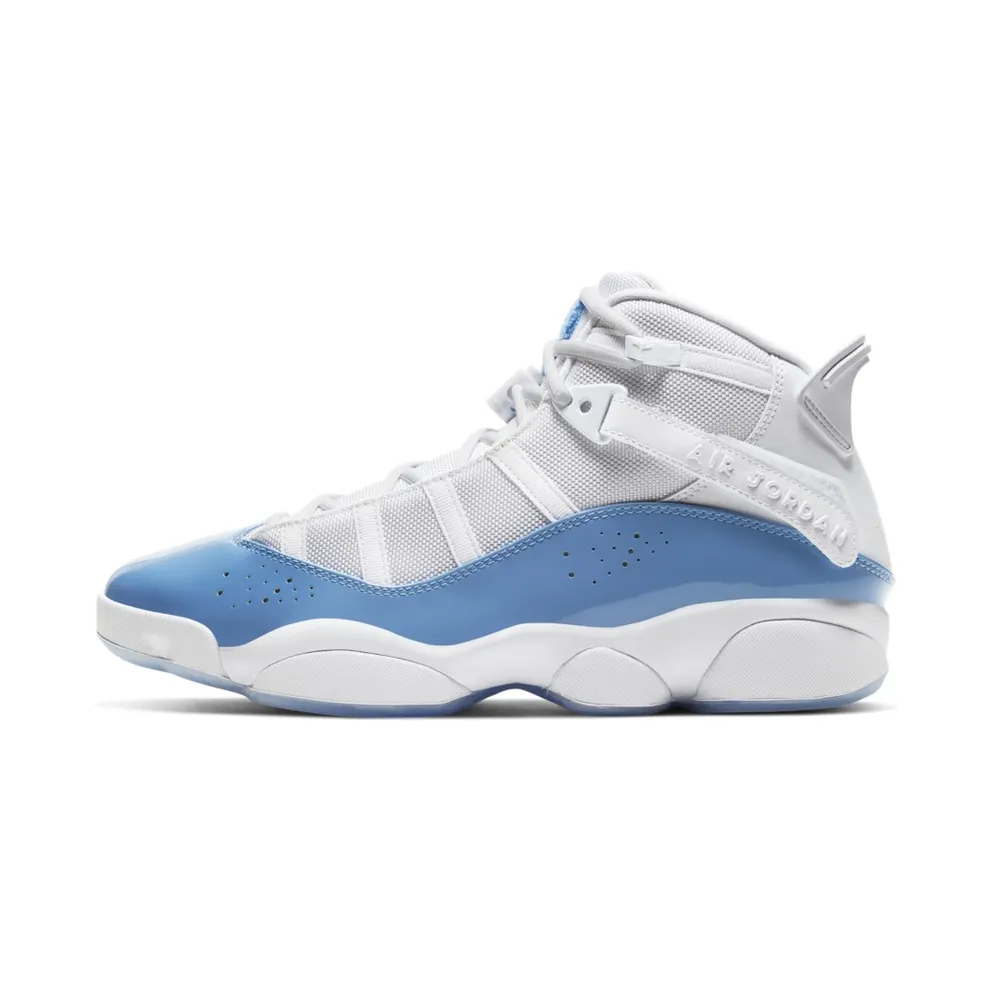 Jordan 6 Rings UNC White/Valor Blue-Ice-White (CW7037-100)