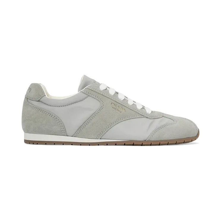 Prada Prax Nylon and Suede Sneakers Gray (2EE465_D7R_F0424)