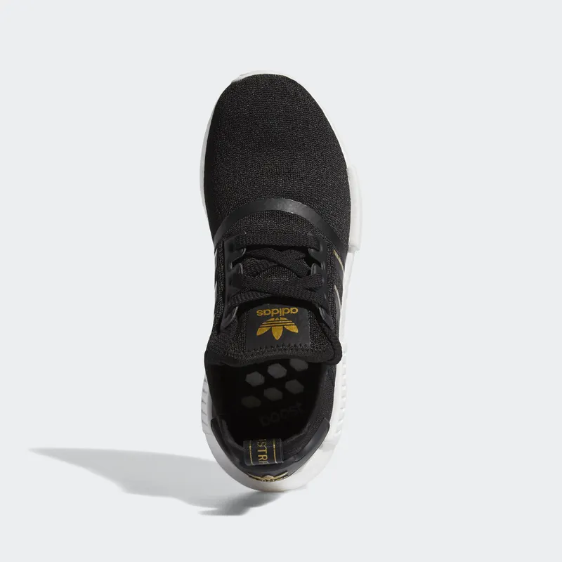 adidas NMD_R1 Core Black (W) Core Black/Gold Metallic/Crystal White (FW6433)