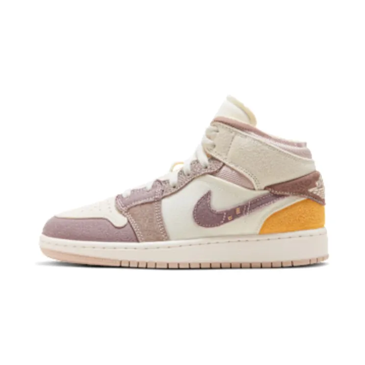 Air Jordan 1 Mid SE Craft GS “Inside Out – Taupe Haze” (DZ4466-102)