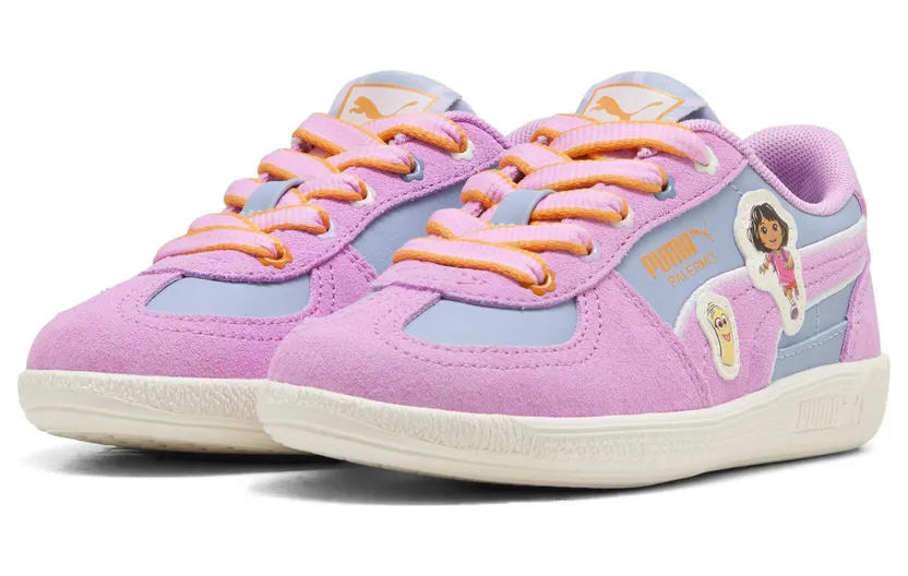 Puma x DORA THE EXPLORER Palermo “Mauve Glow / Warm White” (407765_01)