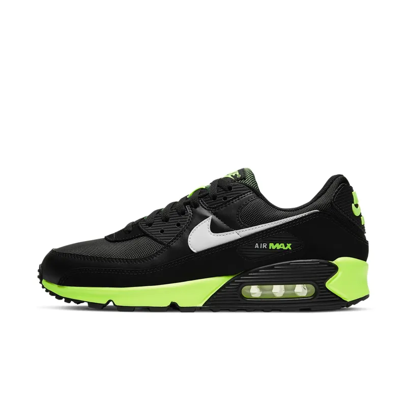 Nike Air Max 90 Hot Lime Black/White-Hot Lime (DB3915-001)