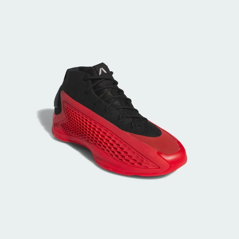 Adidas Anthony Edwards 1 Mid Basketball Core Black / Red / Cloud White (IG6669)