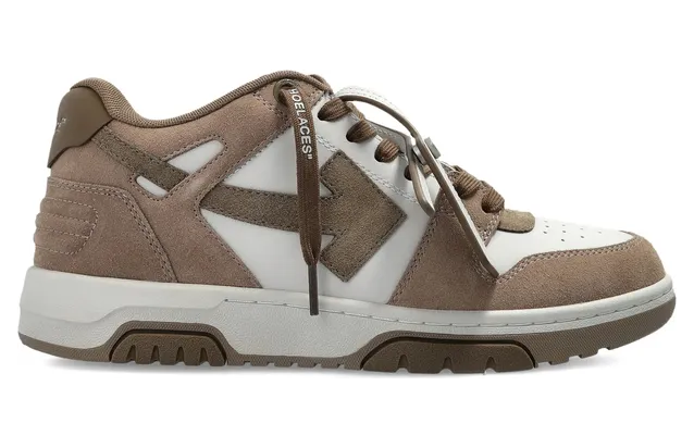 Off-white Out of Office Lace-up “Brown/White” (M189S6L005 RODBR) (2)