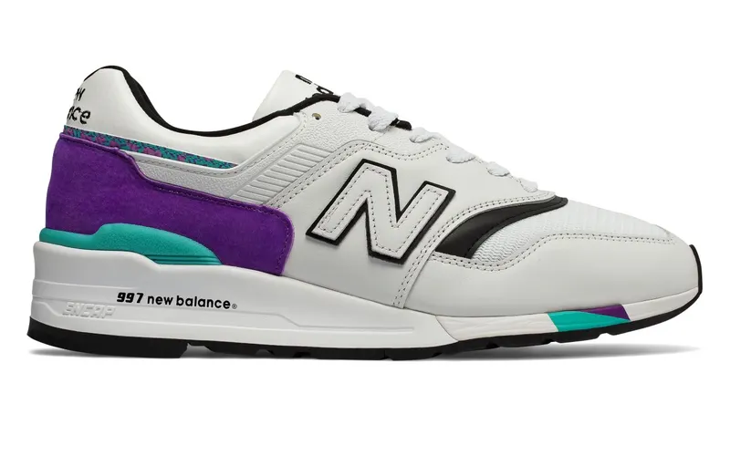 New Balance 997 White Purple Teal (M997WEA)