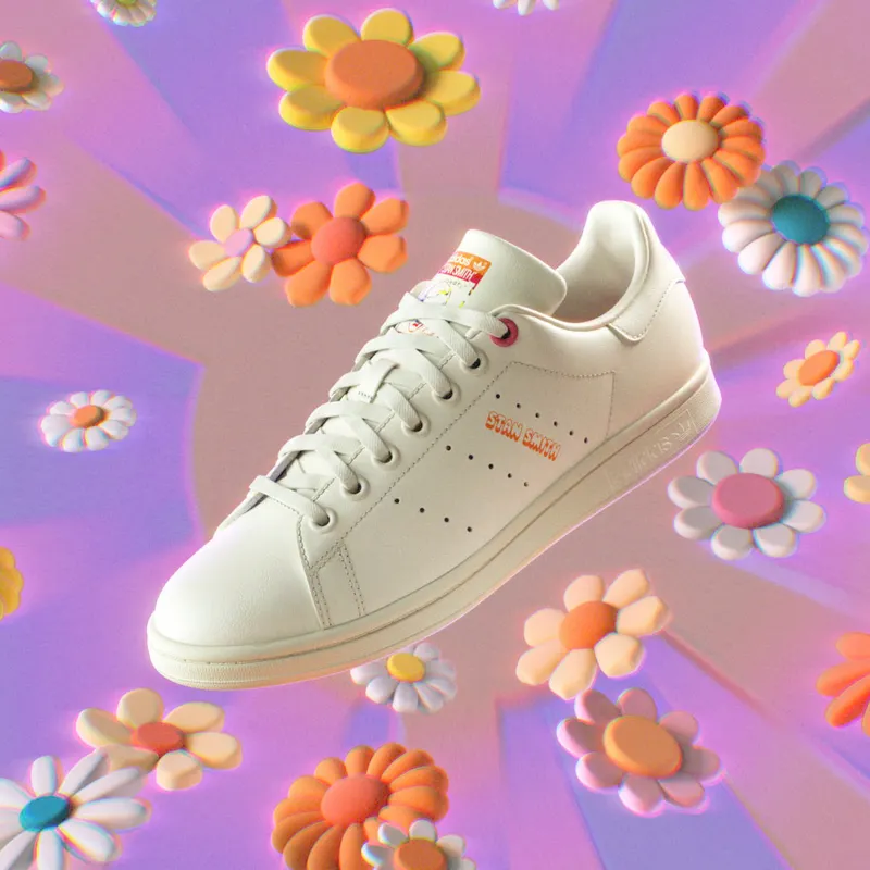 adidas Stan Smith Cloud White / Off White / Crew Orange (GY5463)